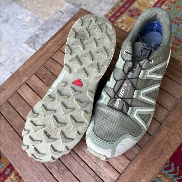 Salomon Speedcross 3 Olive Trail Shoes - Picture 7 of 7